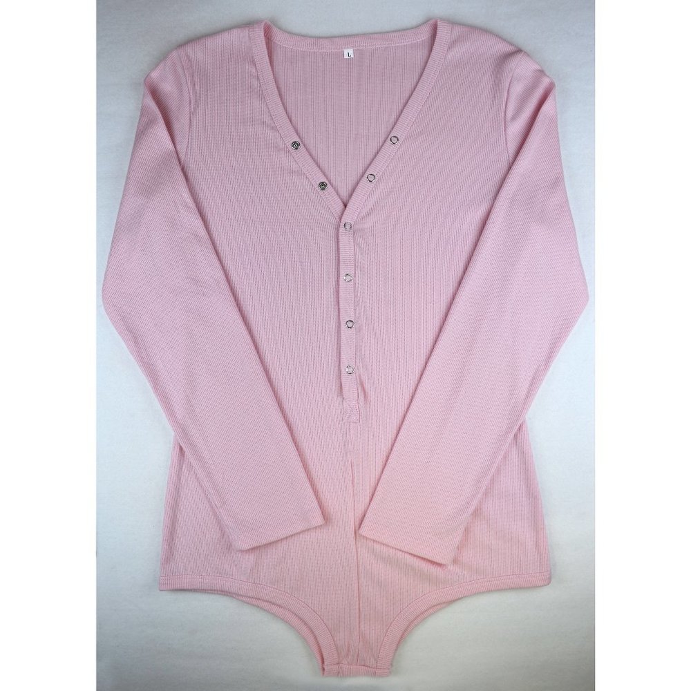 NWOT Trendy Long Sleeve Pink Leotard